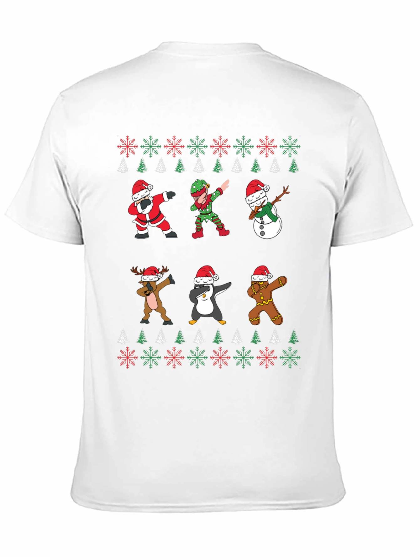 Christmas Dab T-Shirt - Santa Elf Reindeer Penguin