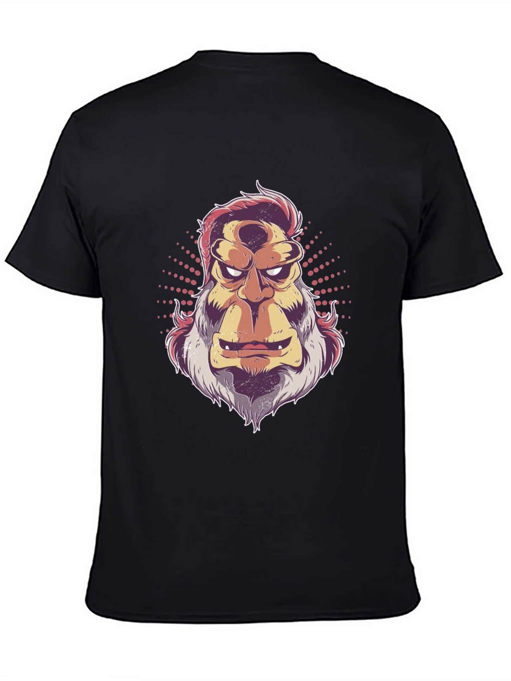 Retro Bigfoot Graphic Tee - Mens Black T-Shirt