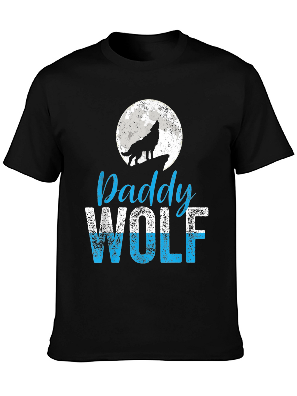 Daddy Wolf T-Shirt - Lunar Howl Design