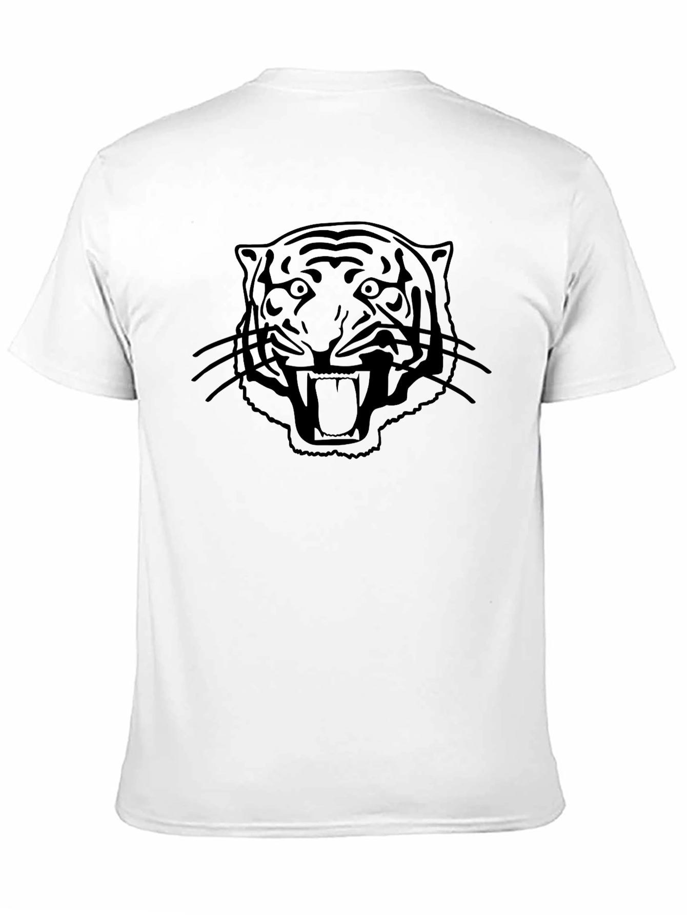 Bold Tiger Graphic Tee - Black