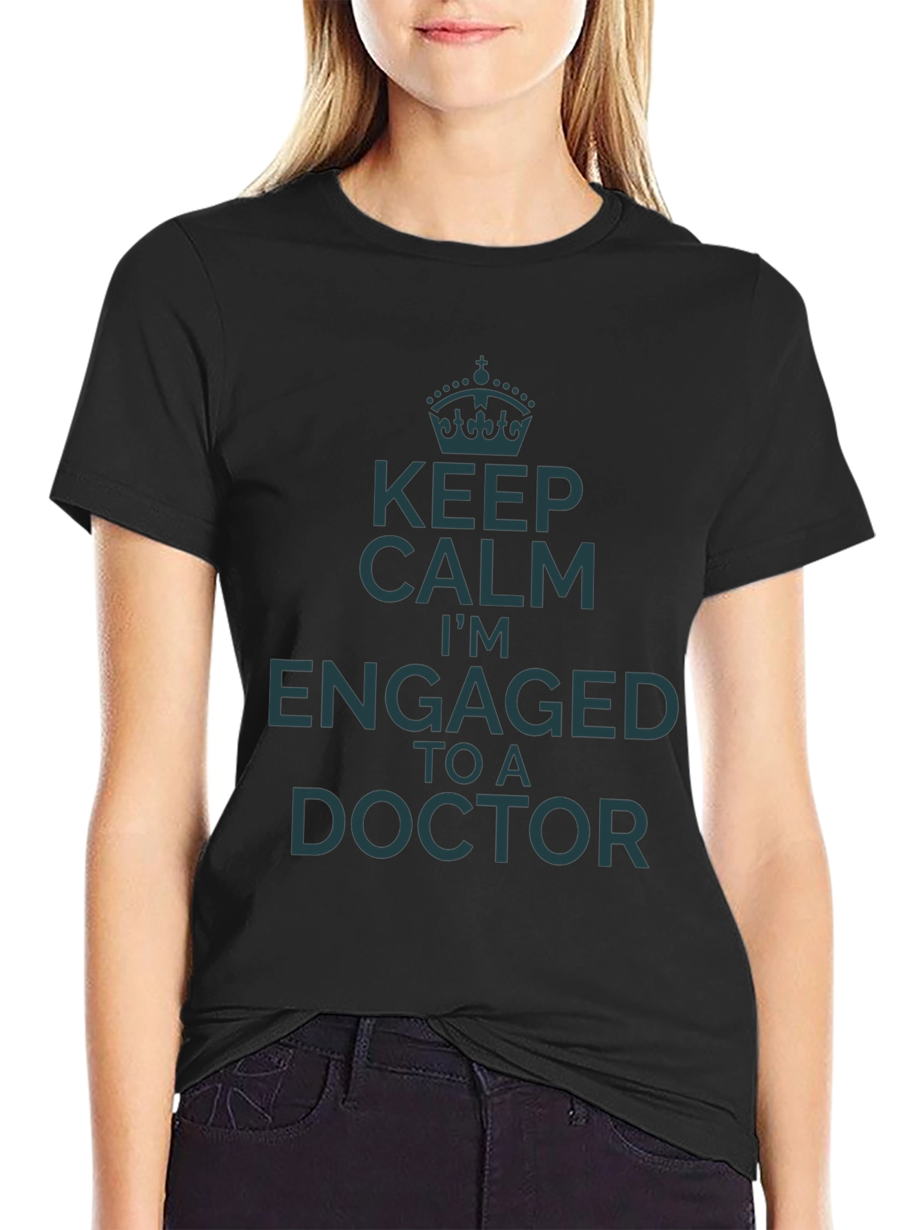 Keep Calm Engaged to a Doctor T-Shirt