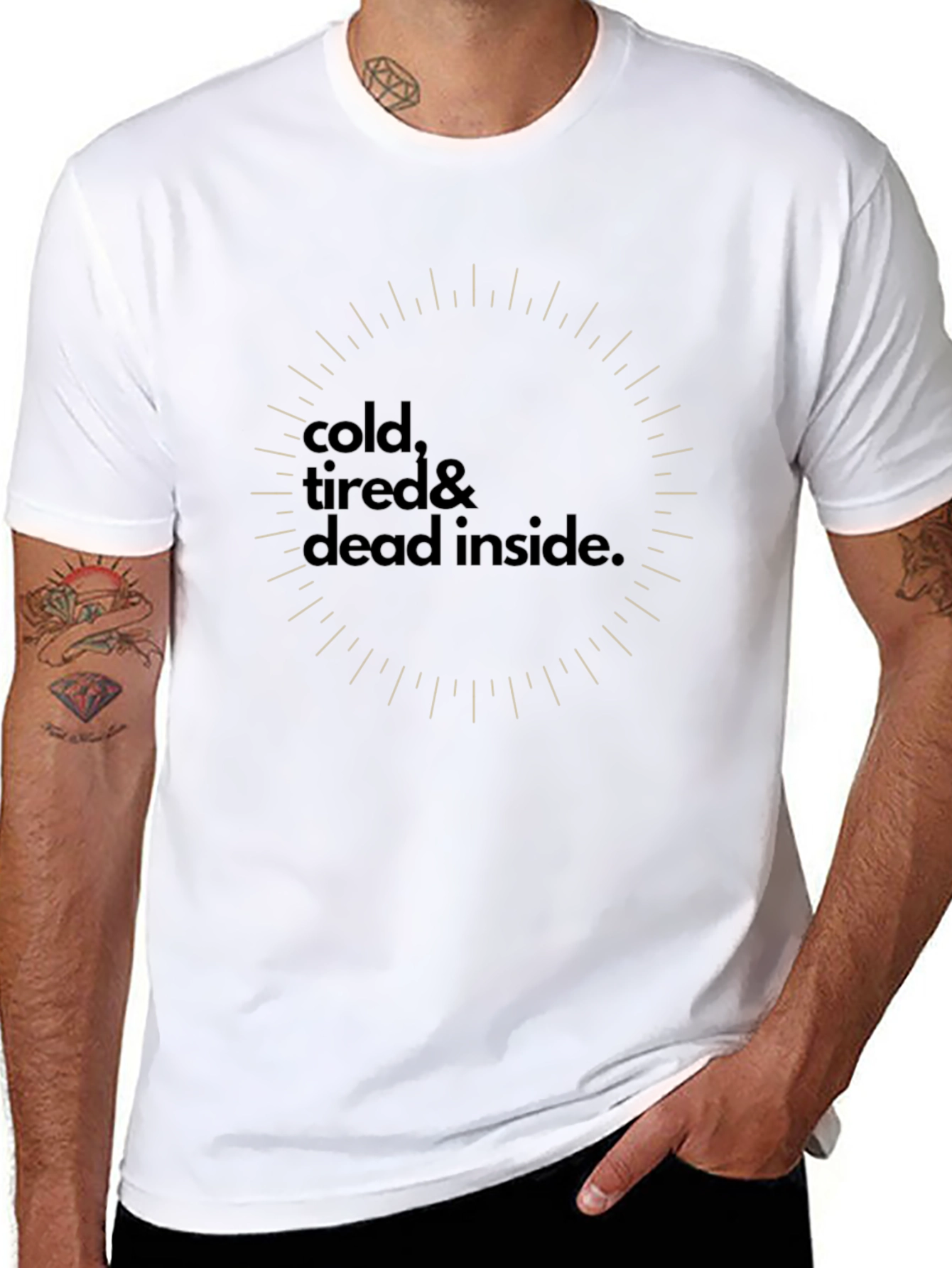 Cold Tired Dead Inside Graphic Tee