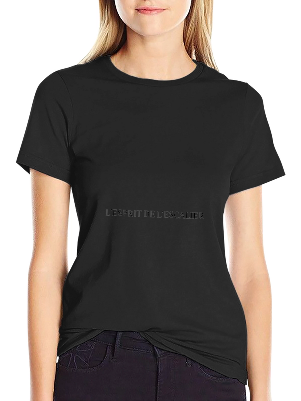 Classic Black Crew Neck T-Shirt - Everyday Comfort
