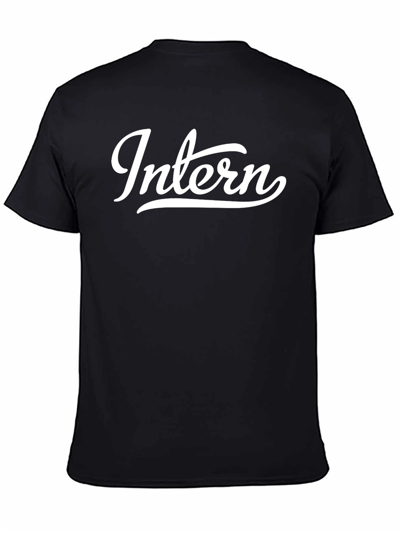 Intern Graphic T-Shirt | Black Cotton Tee