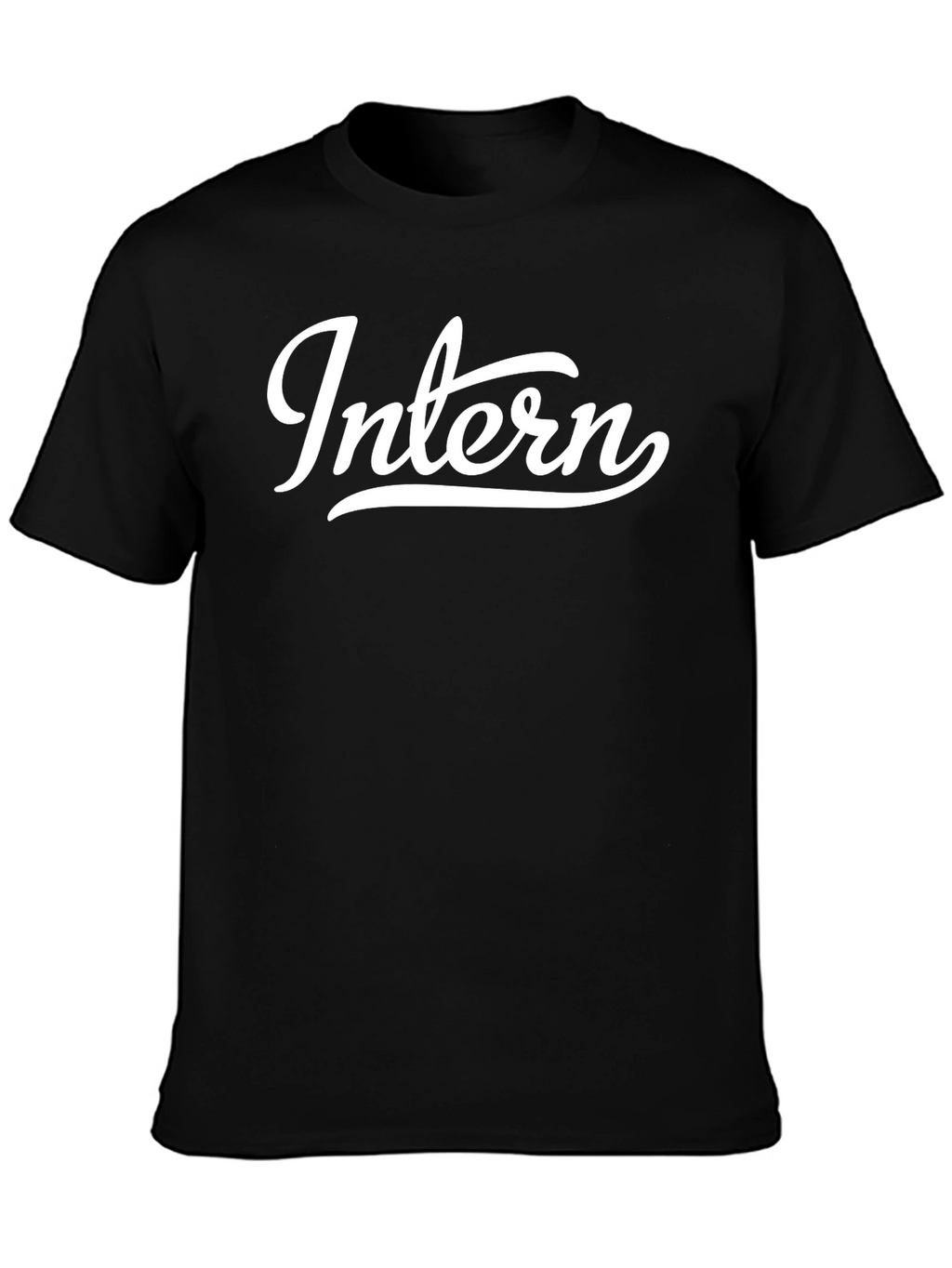 Intern Graphic T-Shirt | Black Cotton Tee