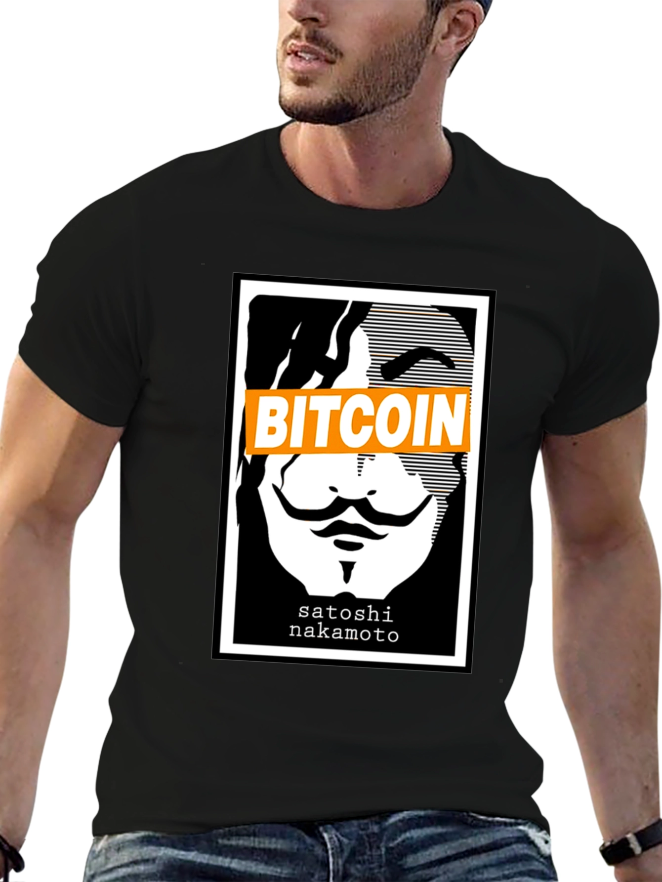 Bitcoin Satoshi Nakamoto Graphic T-Shirt