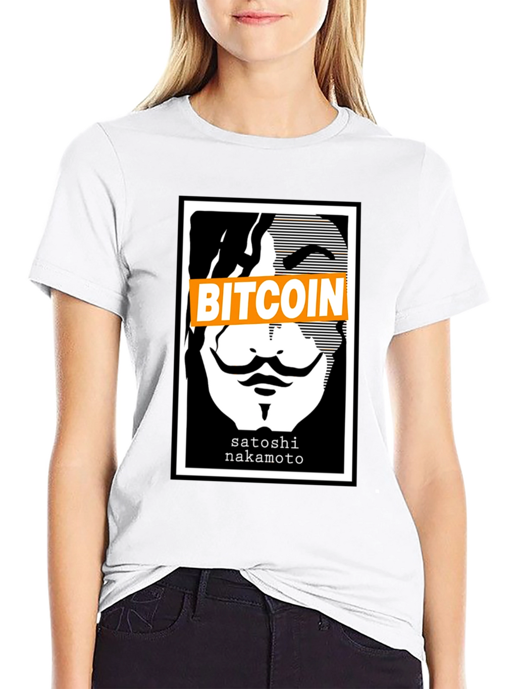 Bitcoin Satoshi Nakamoto Graphic T-Shirt