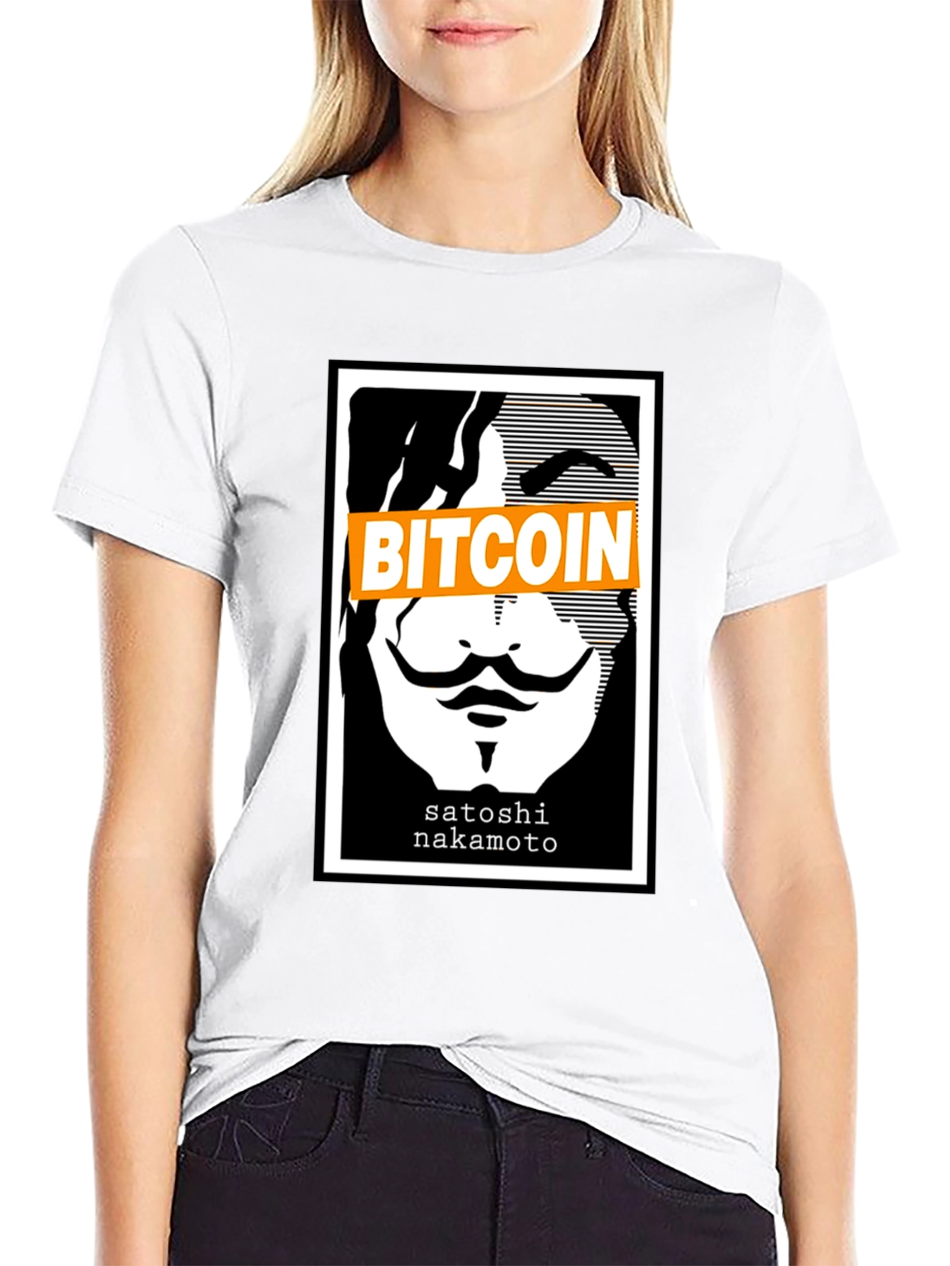 Bitcoin Satoshi Nakamoto Graphic T-Shirt