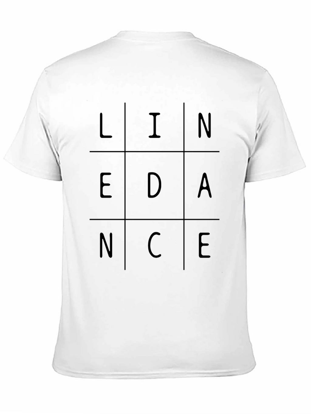 LINEDANCE Graphic T-Shirt - Trendy Grid Design