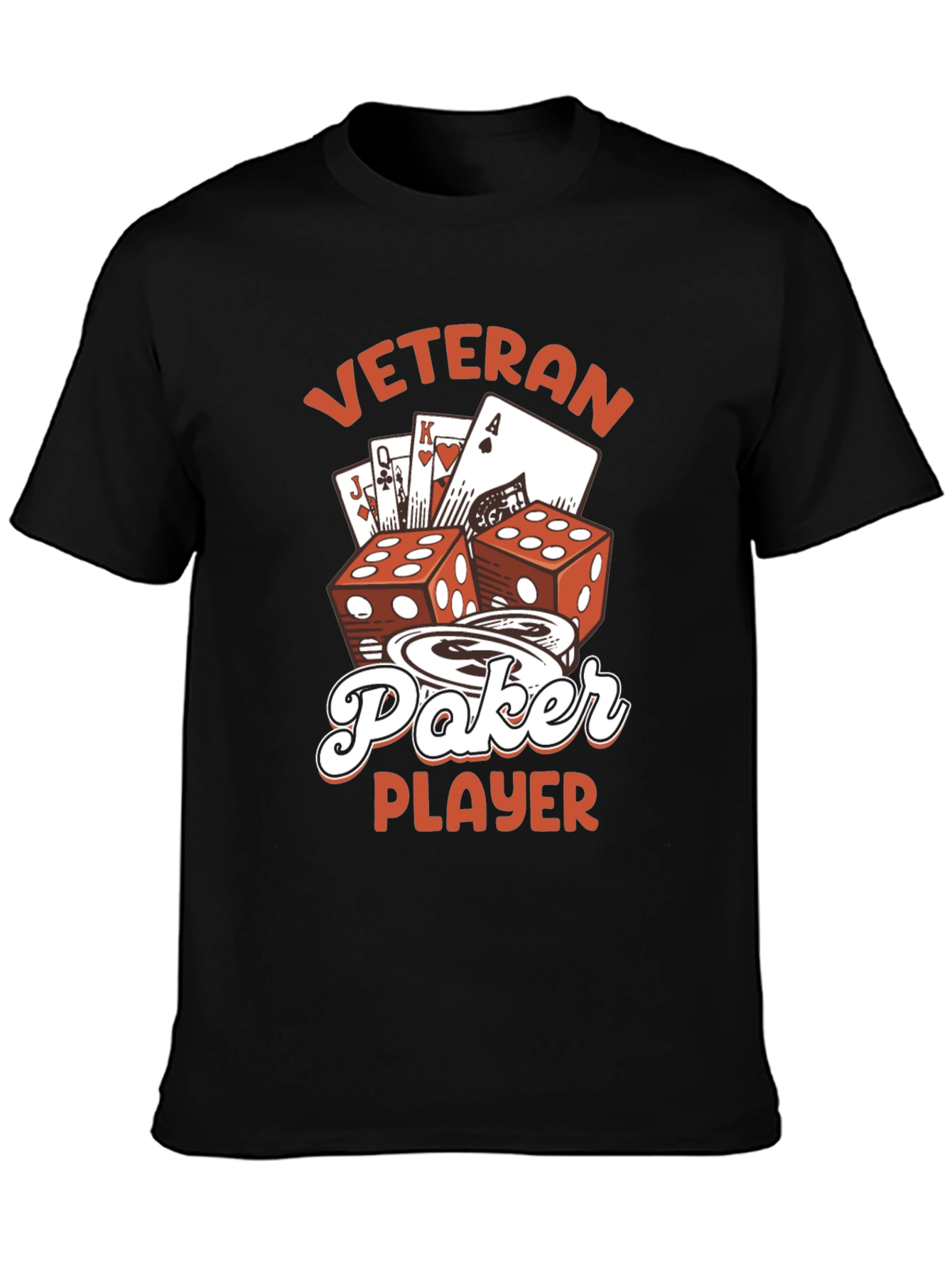 Veteran Poker Player Graphic Tee