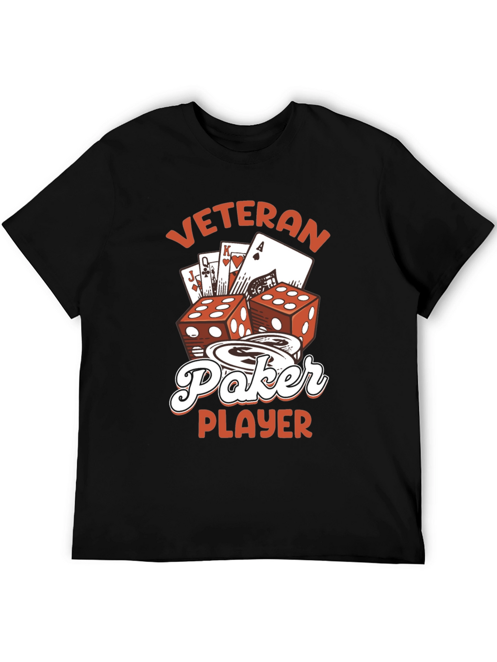 Veteran Poker Player Graphic Tee