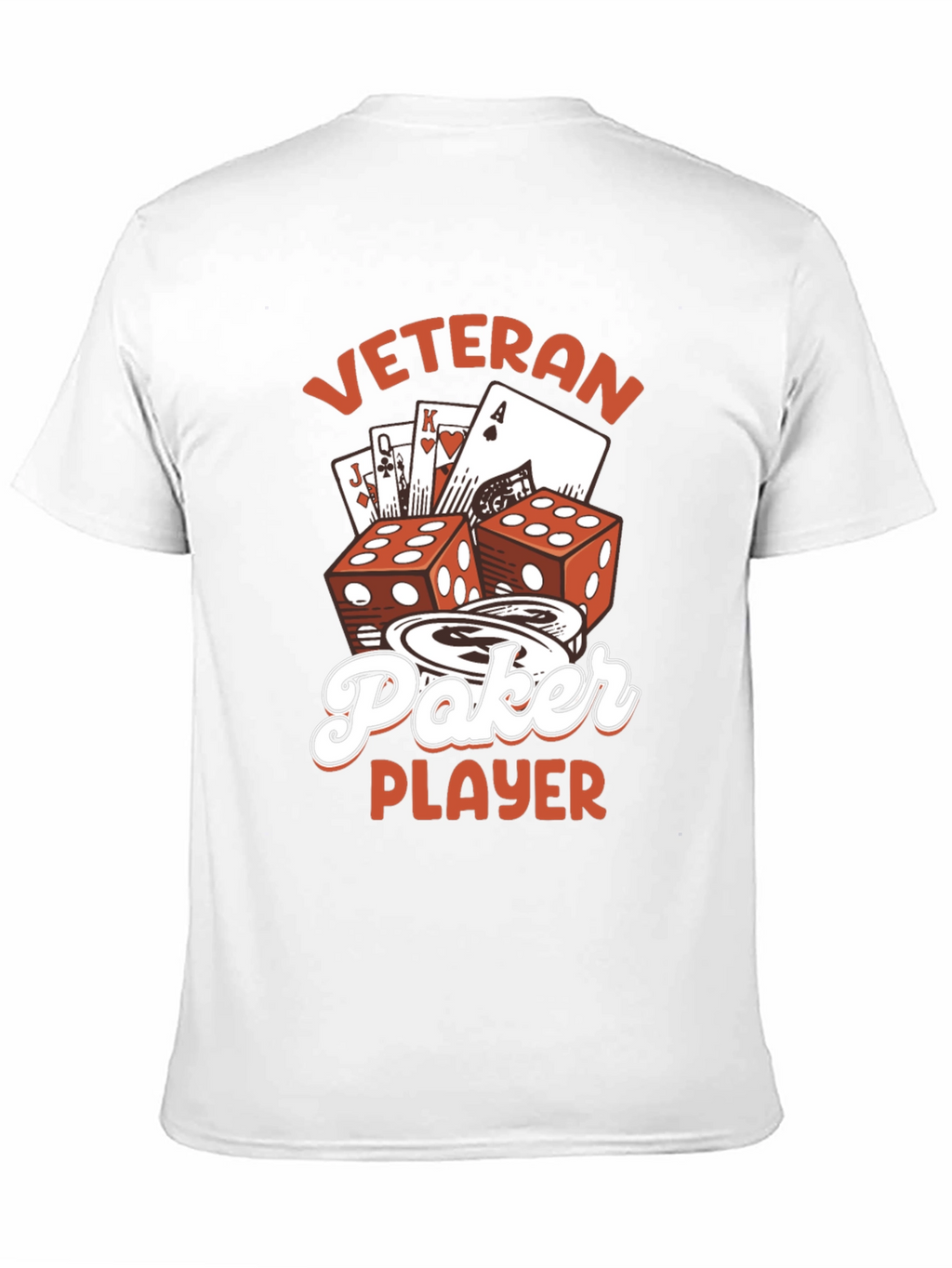 Veteran Poker Player Graphic Tee