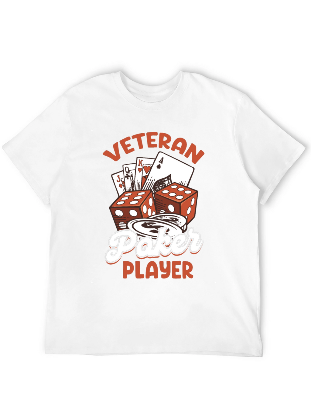 Veteran Poker Player Graphic Tee