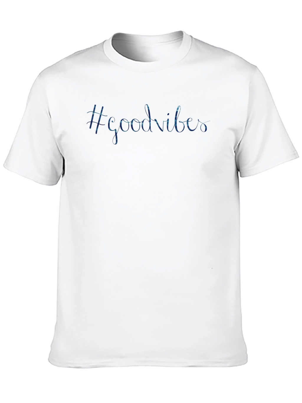 #GoodVibes Black T-Shirt - Trendy and Comfy