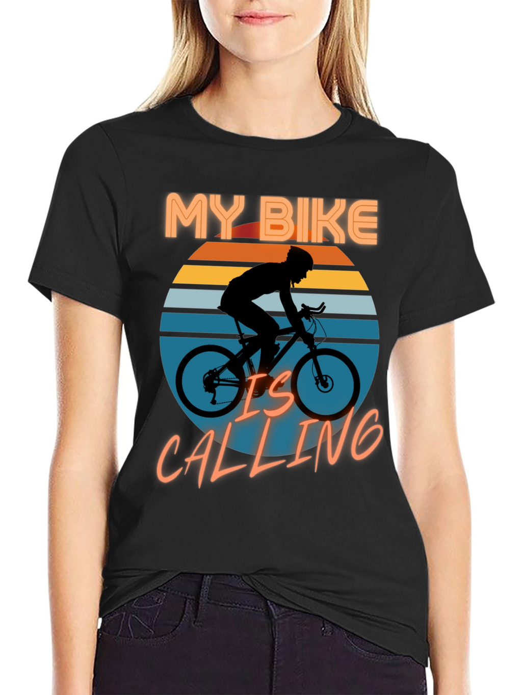 My Bike is Calling Graphic T-Shirt