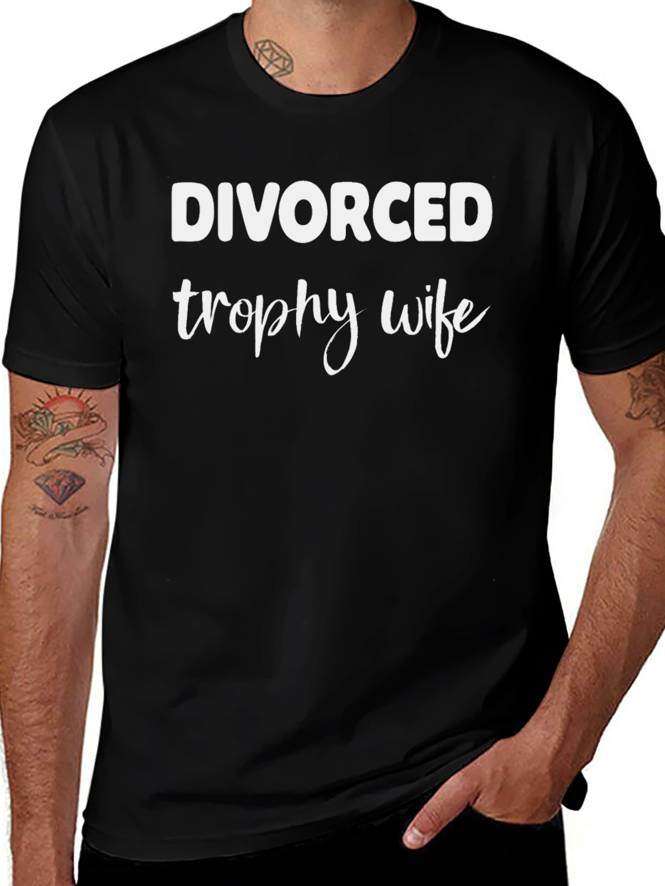 Divorced Trophy Wife Graphic T-Shirt