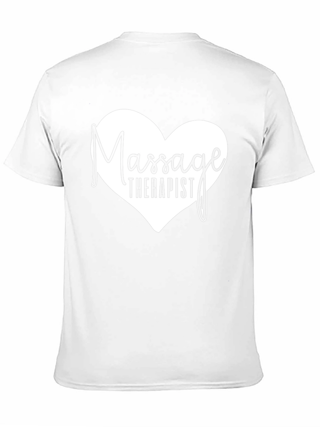 Massage Therapist Heart Graphic T-Shirt