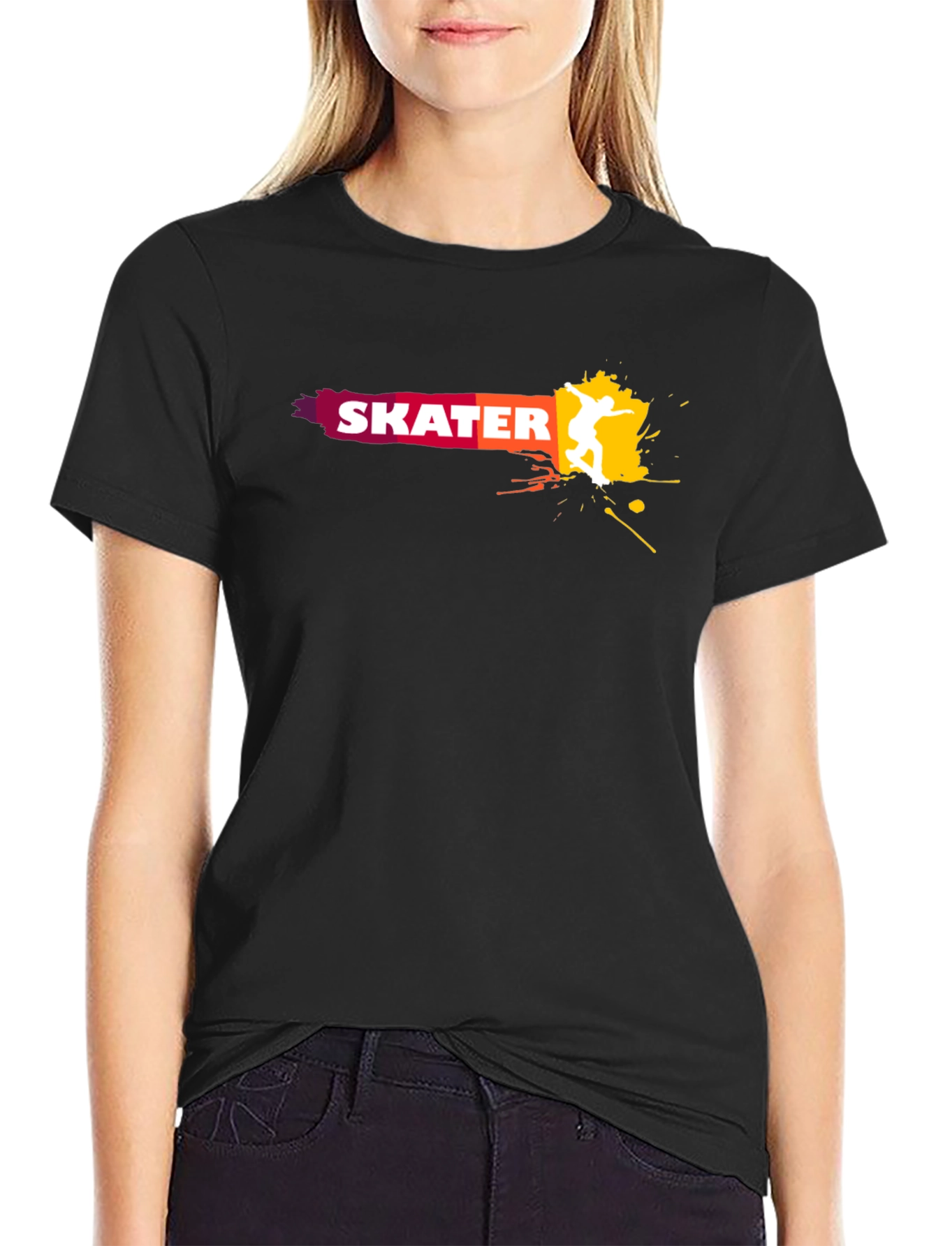 Skater Graphic T-Shirt - Bold Design
