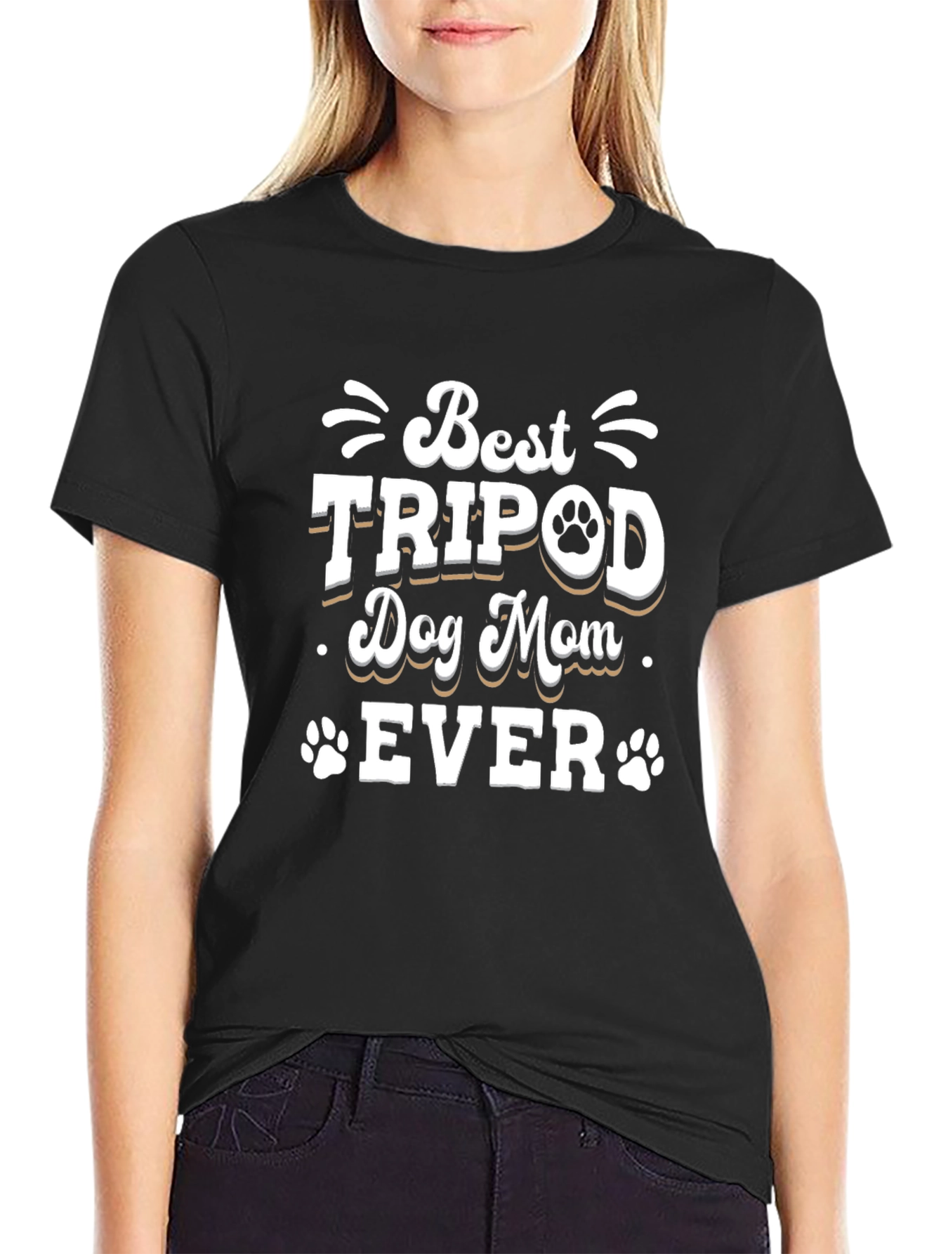 Best Tripod Dog Mom Ever T-Shirt