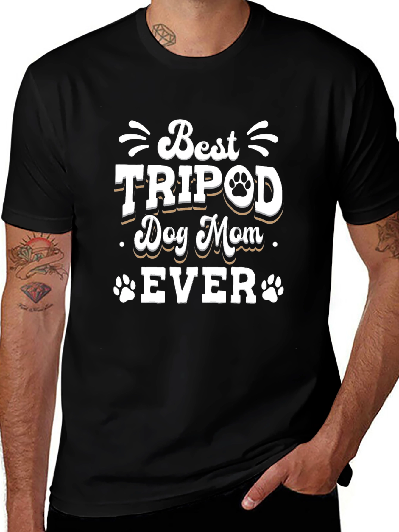 Best Tripod Dog Mom Ever T-Shirt