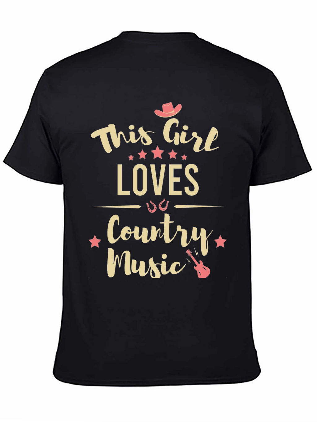 This Girl Loves Country Music Graphic Tee