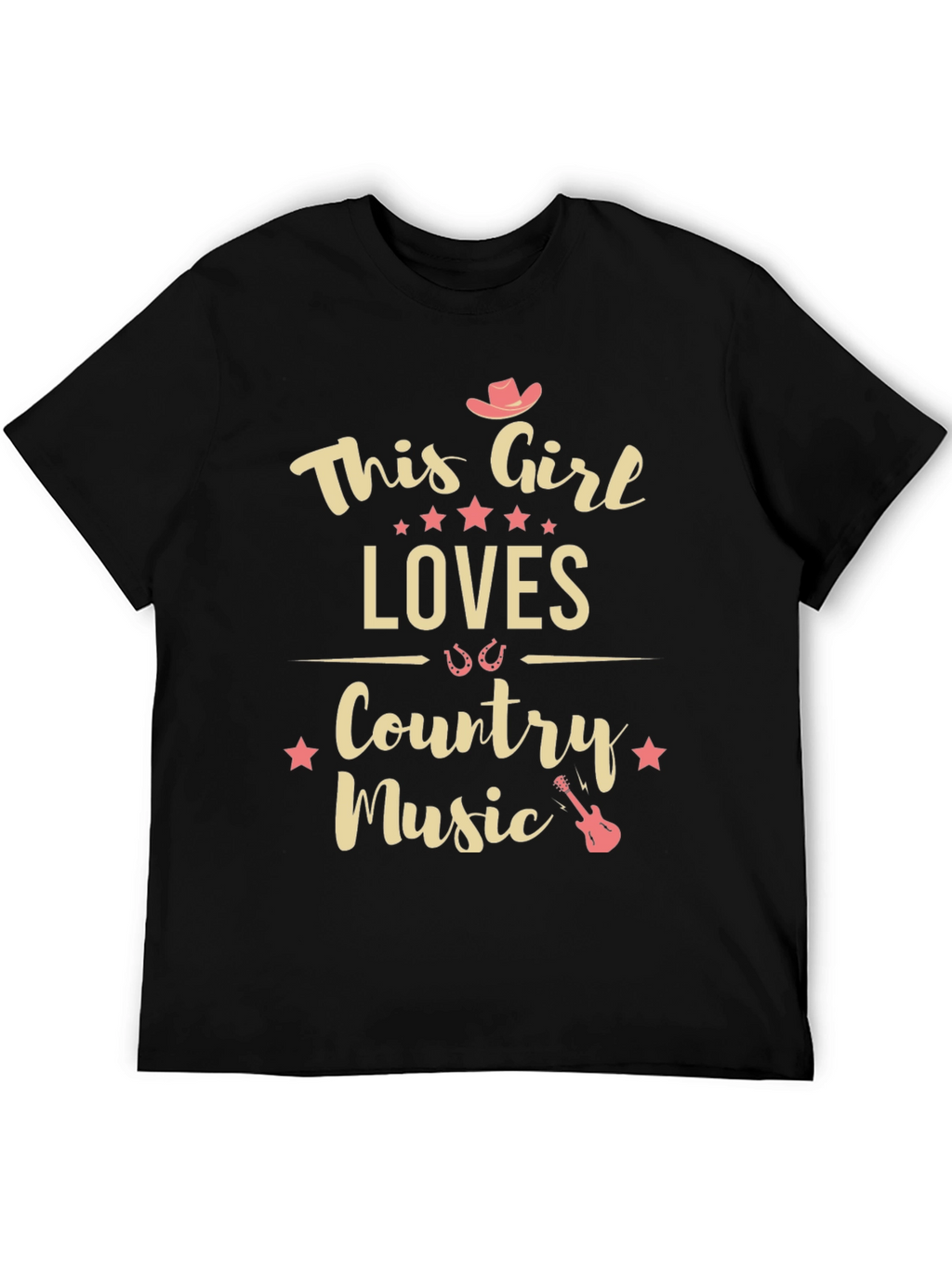 This Girl Loves Country Music Graphic Tee