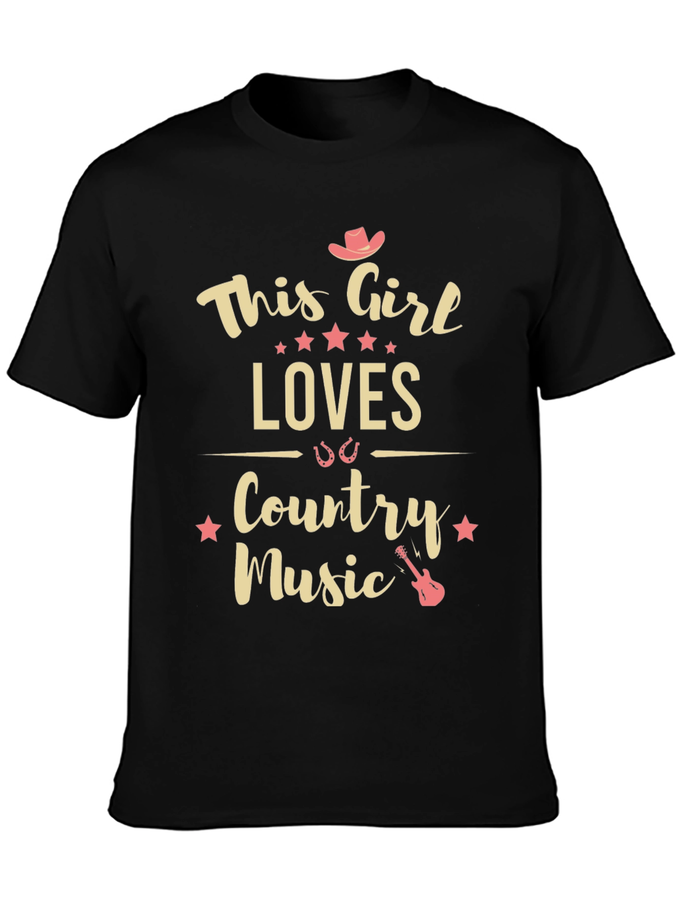This Girl Loves Country Music Graphic Tee