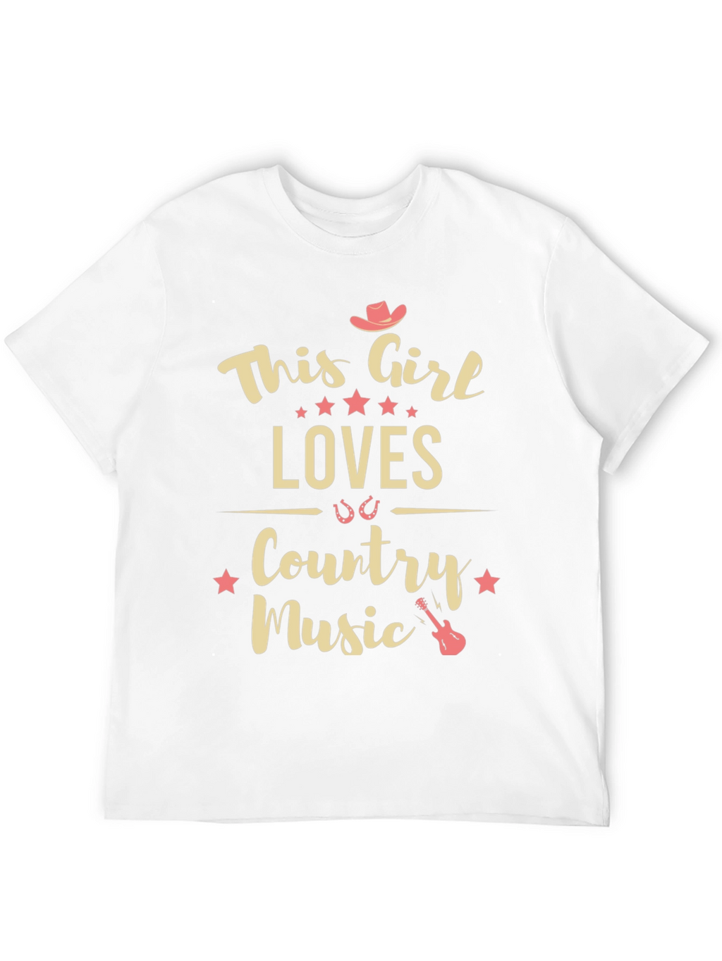 This Girl Loves Country Music Graphic Tee