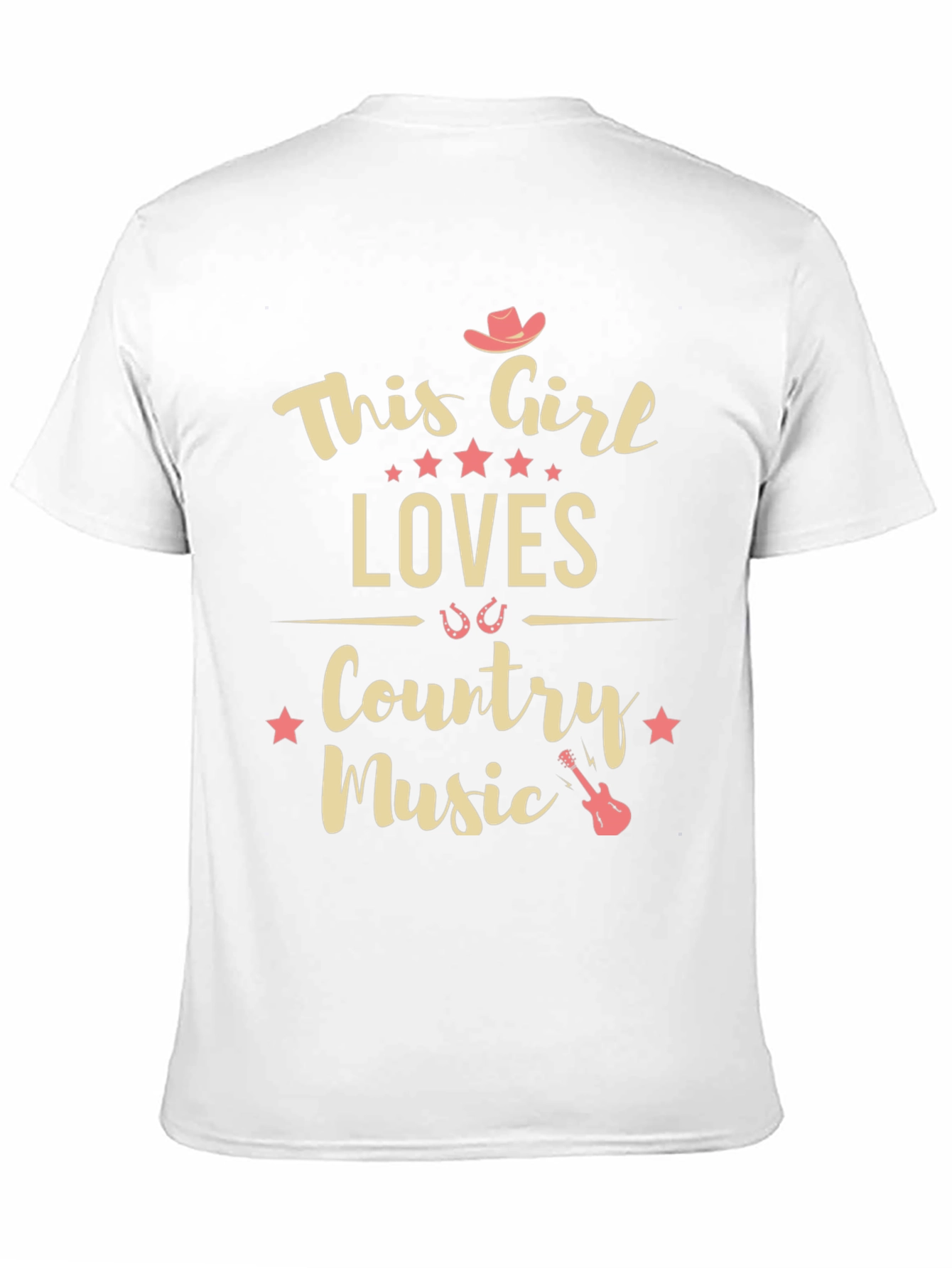 This Girl Loves Country Music Graphic Tee