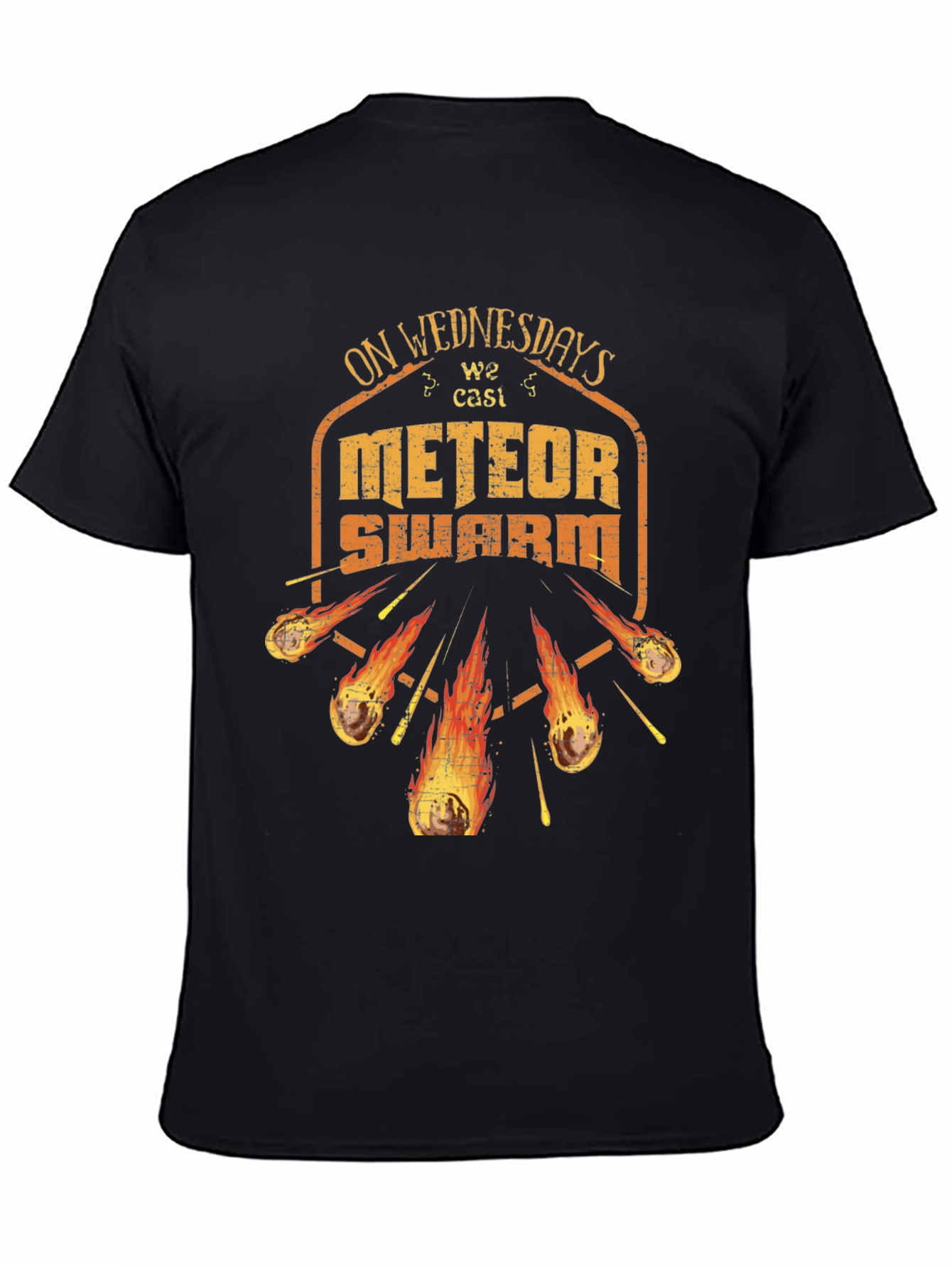On Wednesdays We Cast Meteor Swarm Graphic T-Shirt
