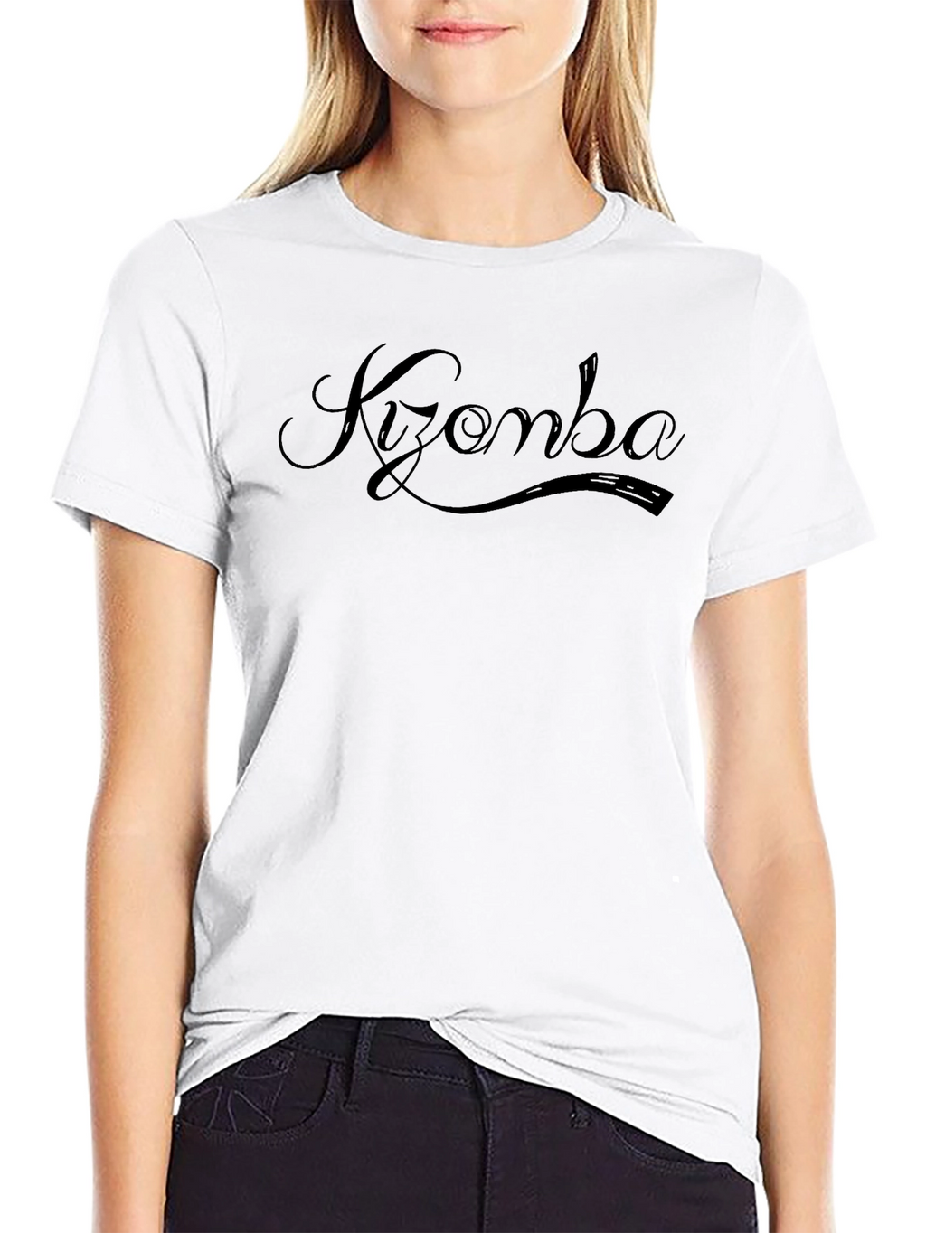 Kizomba Black T-Shirt - Stylish Dance Tee