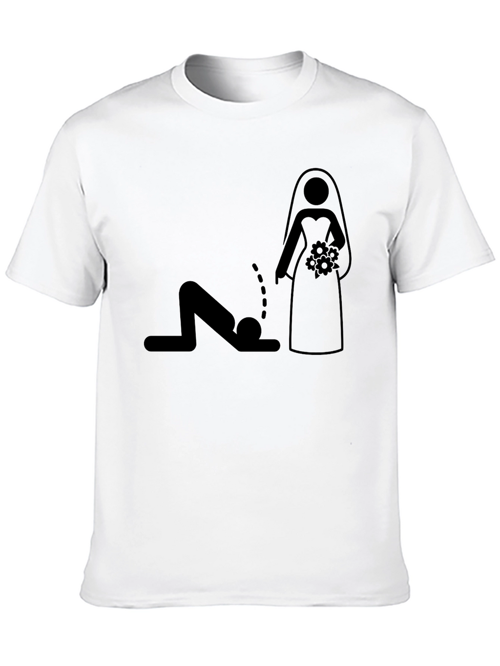 Funny Groom Stick Figure T-Shirt