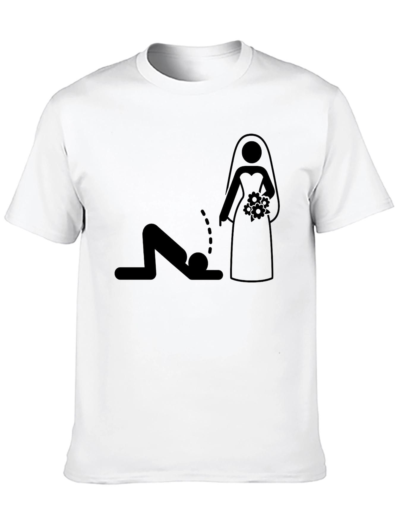 Funny Groom Stick Figure T-Shirt