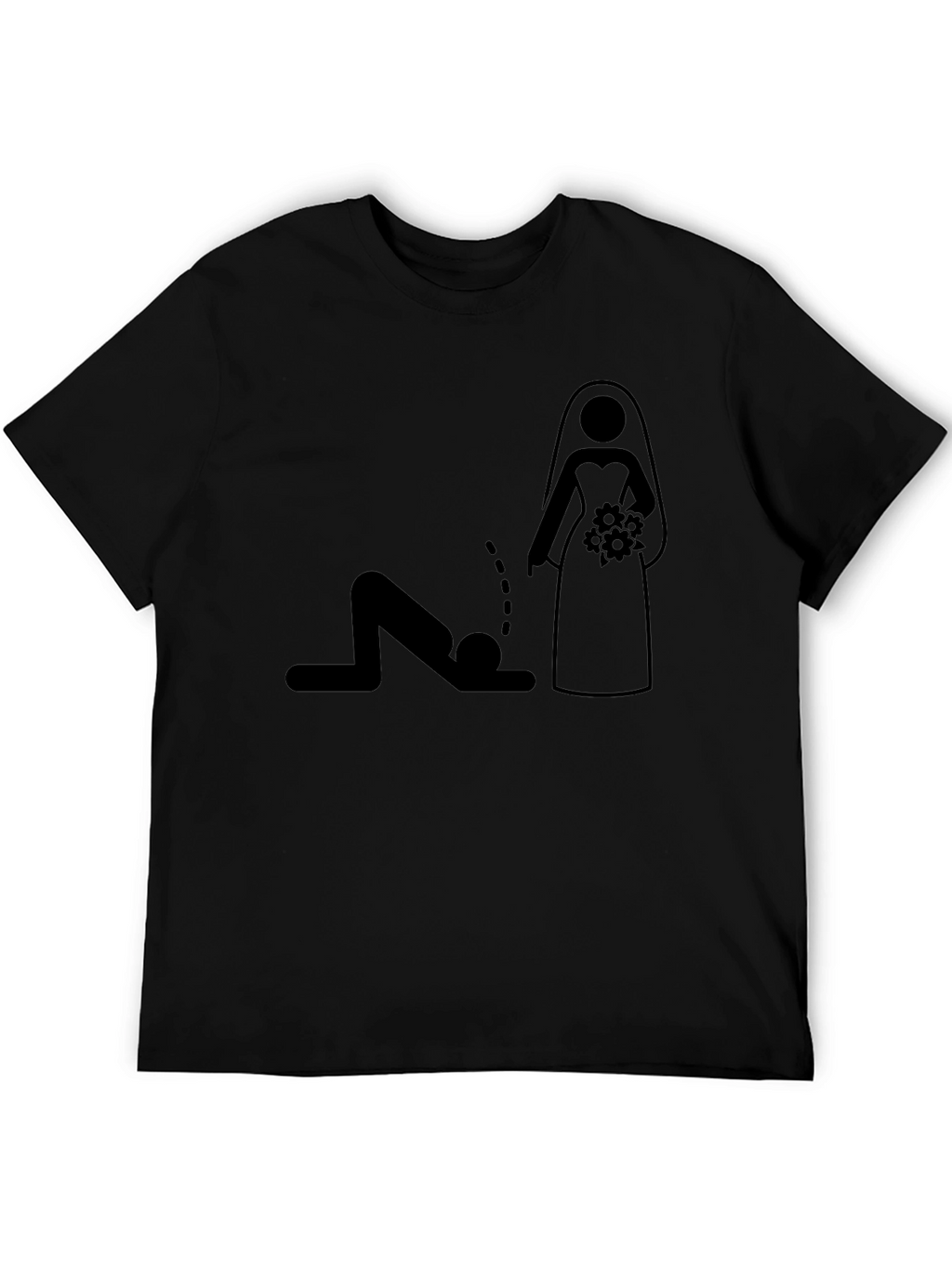 Funny Groom Stick Figure T-Shirt