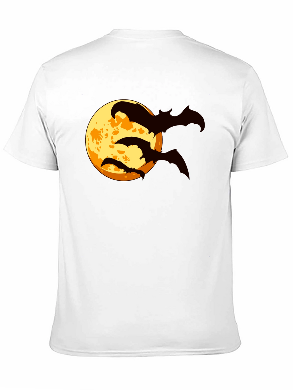 Halloween Bat Moon Graphic T-Shirt