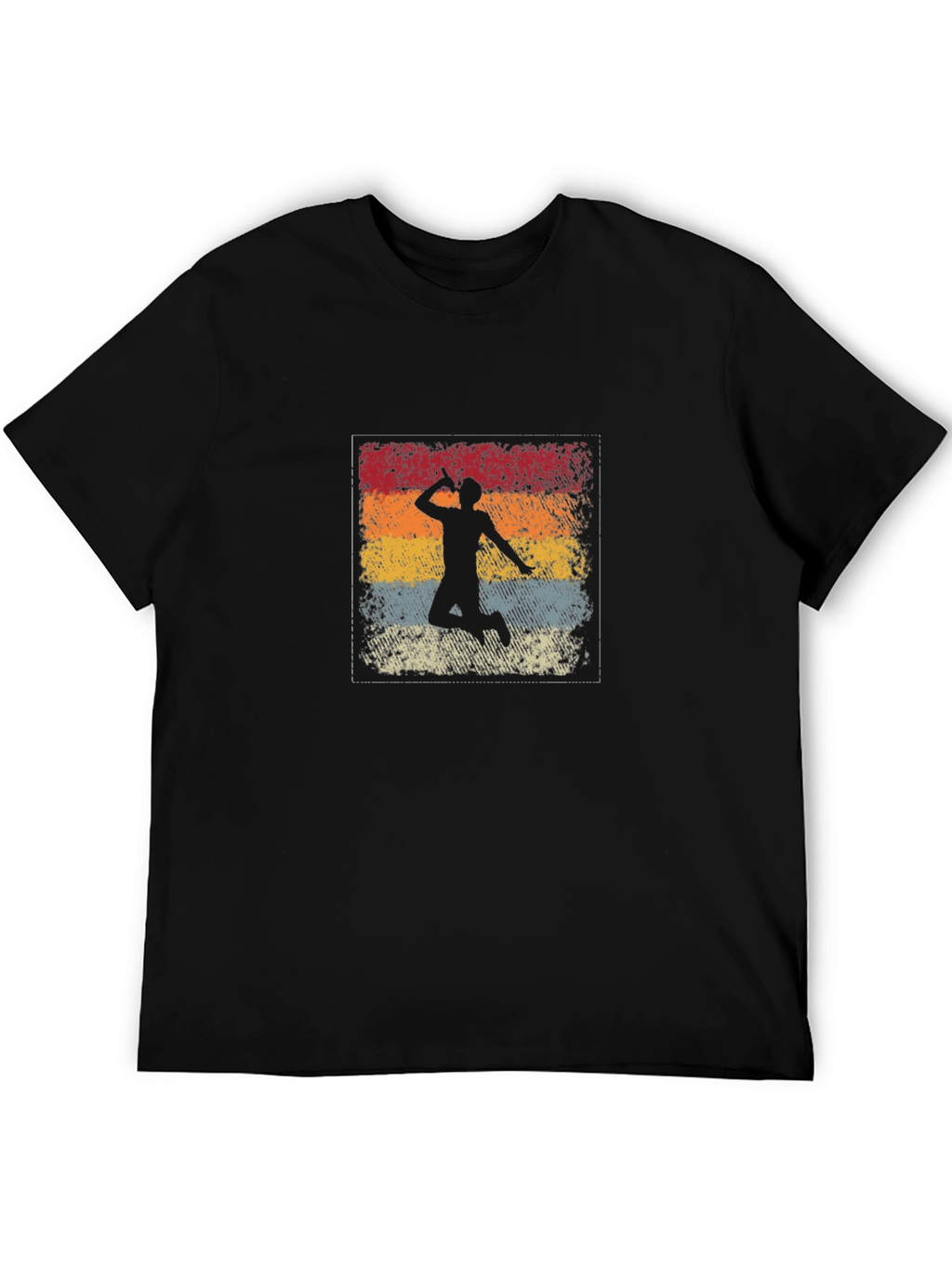 Retro Badminton Player T-Shirt