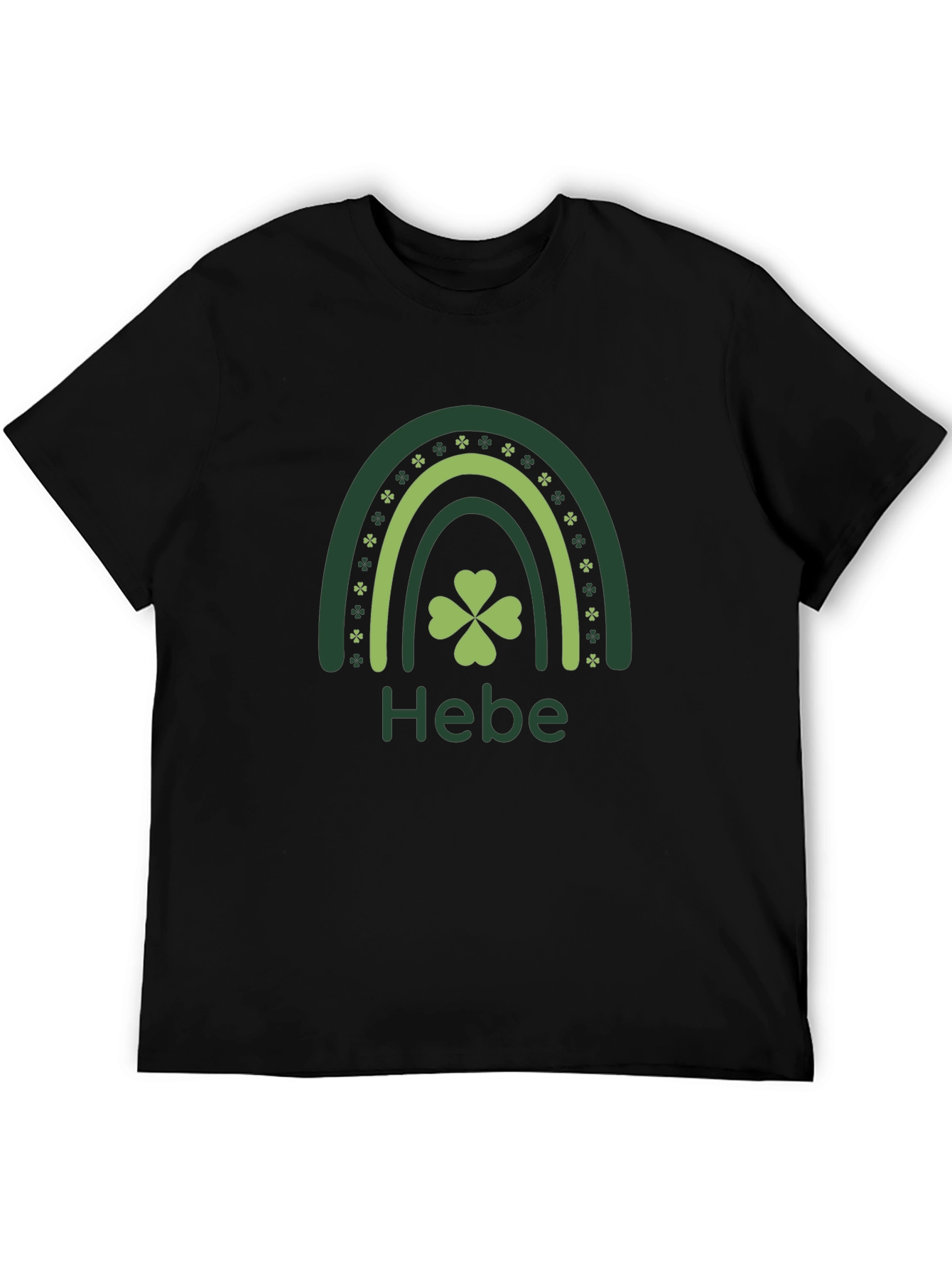 St Patricks Day Rainbow Hebe T-Shirt