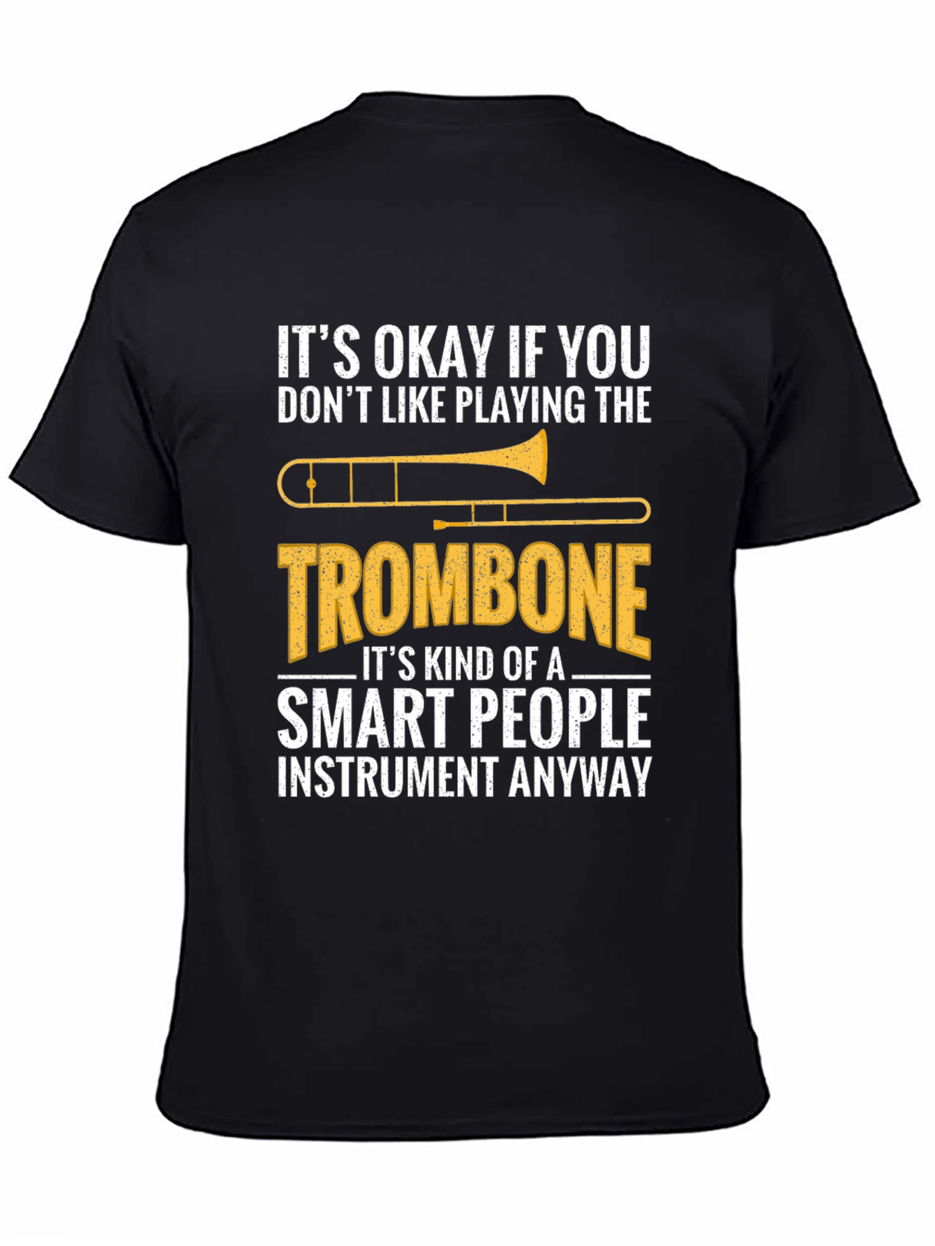 Smart People Trombone Player Funny Musician T-Shirt