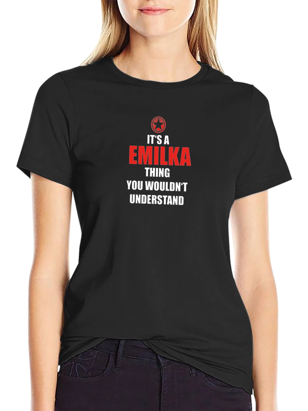 Its a Emilka Thing T-Shirt - Black