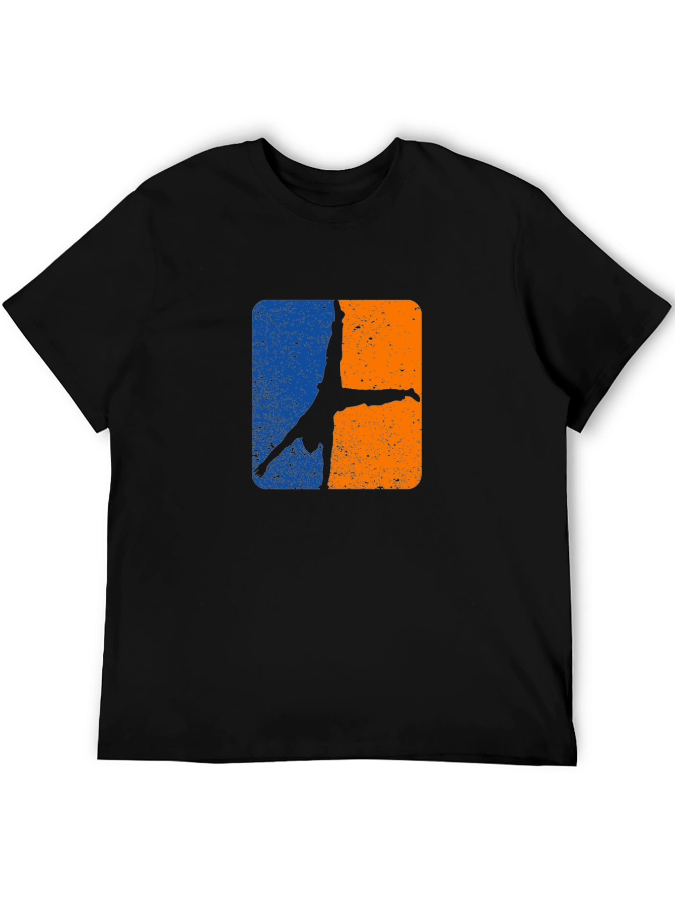Gymnast Handstand Graphic Tee - Black