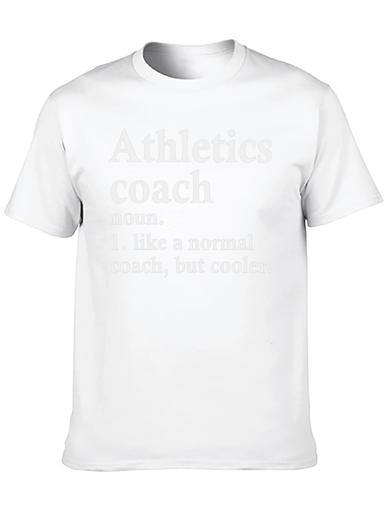 Athletics Coach Definition T-Shirt - Cool Coach Tee