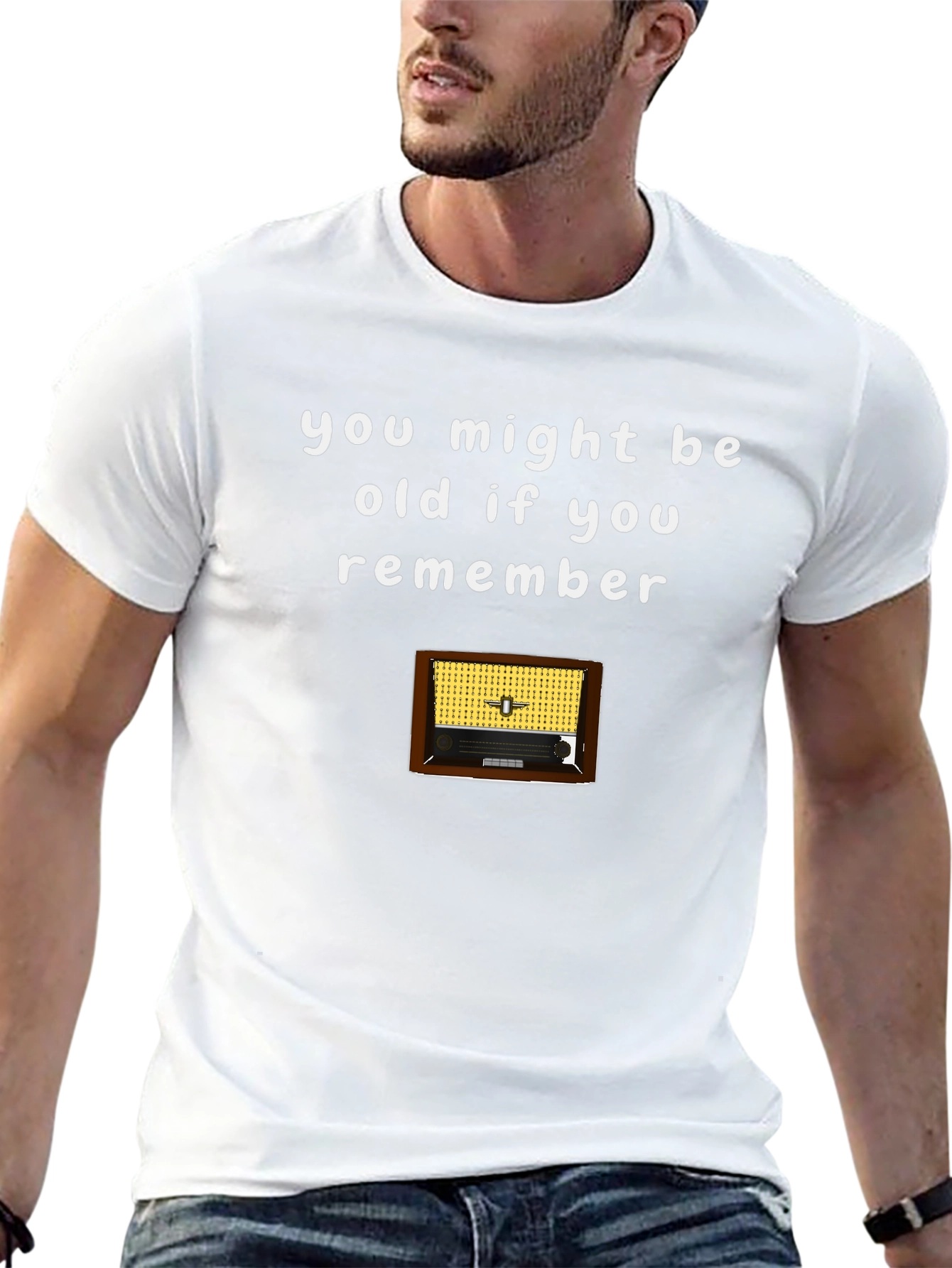 Retro Radio T-Shirt - You Might Be Old