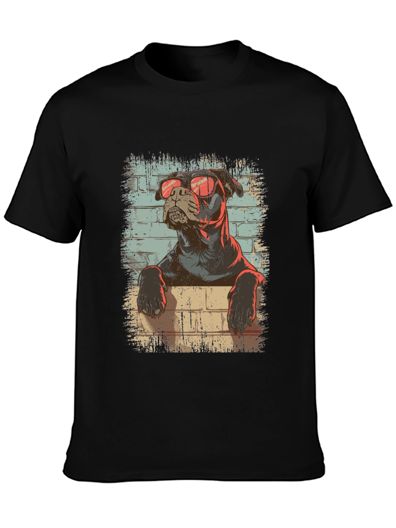 Cool Dog Graphic T-Shirt