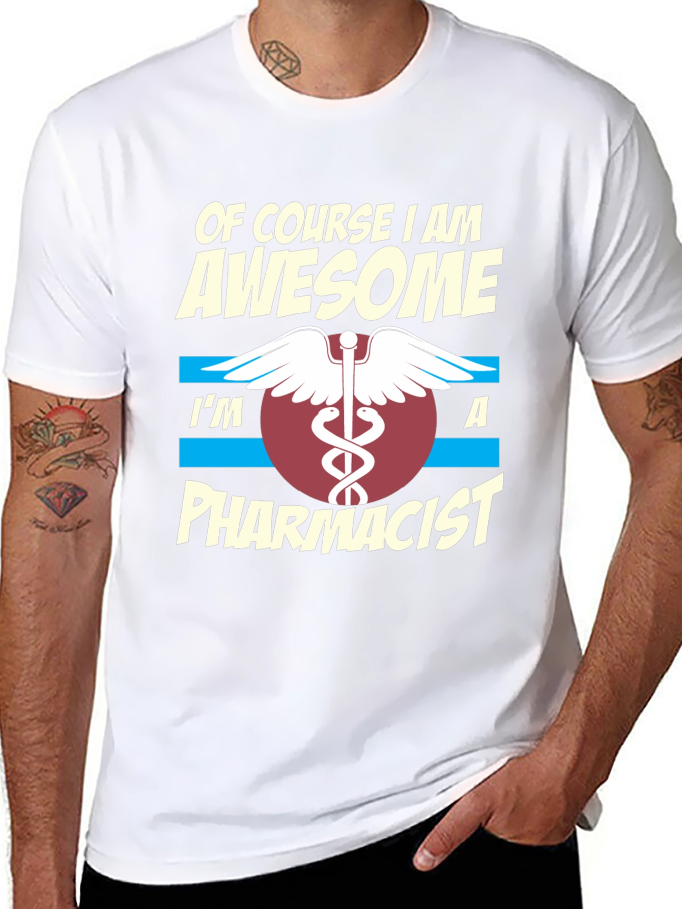 Awesome Pharmacist T-Shirt Funny Rx Medicine Tee