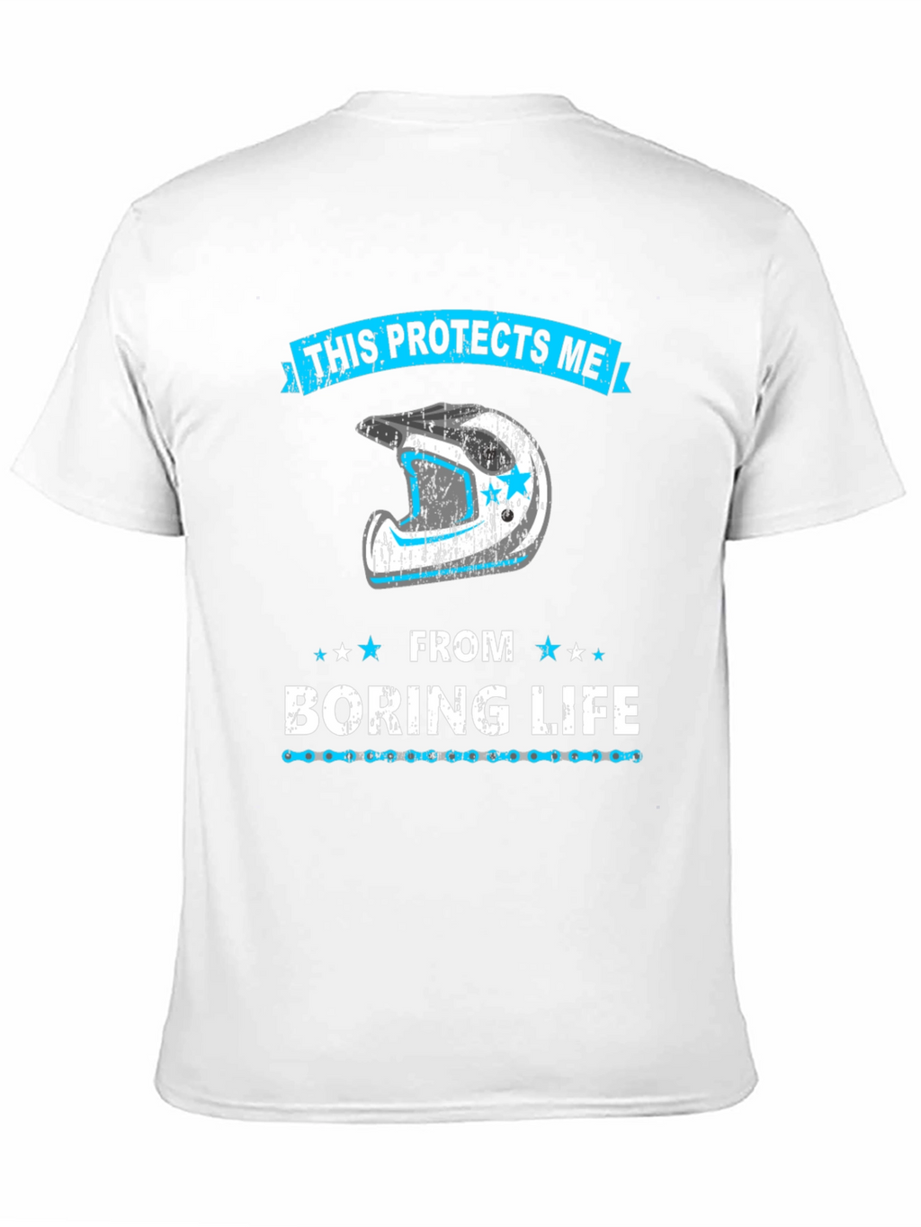 Protective Motocross Helmet Graphic Tee