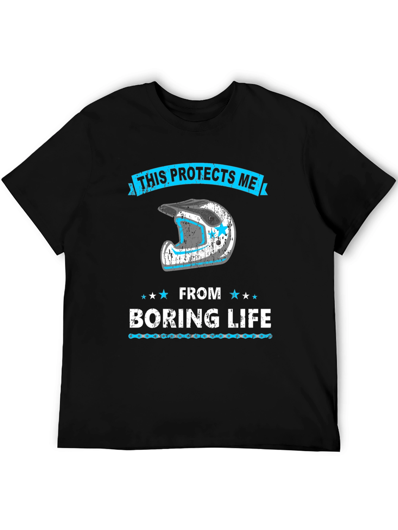 Protective Motocross Helmet Graphic Tee