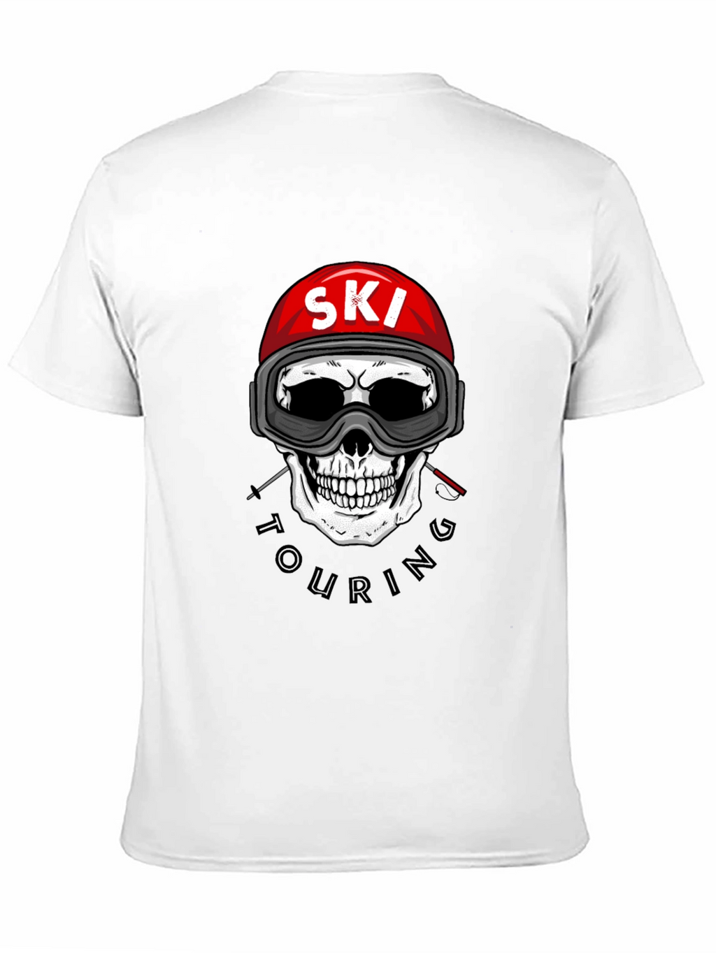 Ski Touring Skull Graphic Tee - Adventure Ready