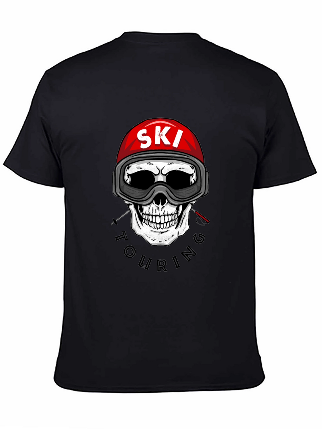 Ski Touring Skull Graphic Tee - Adventure Ready
