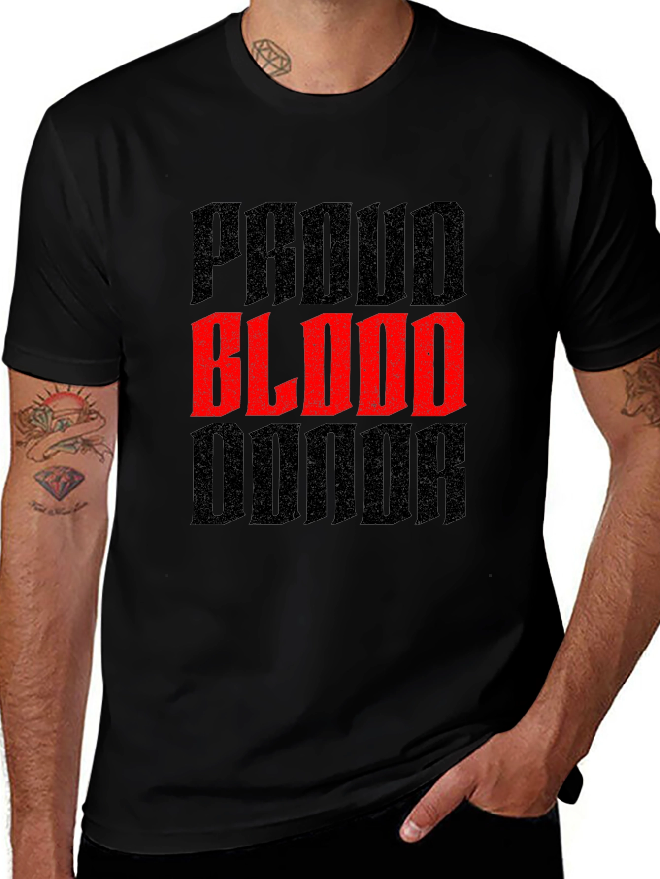 Proud Blood Donor T-Shirt - Blood Drive Support