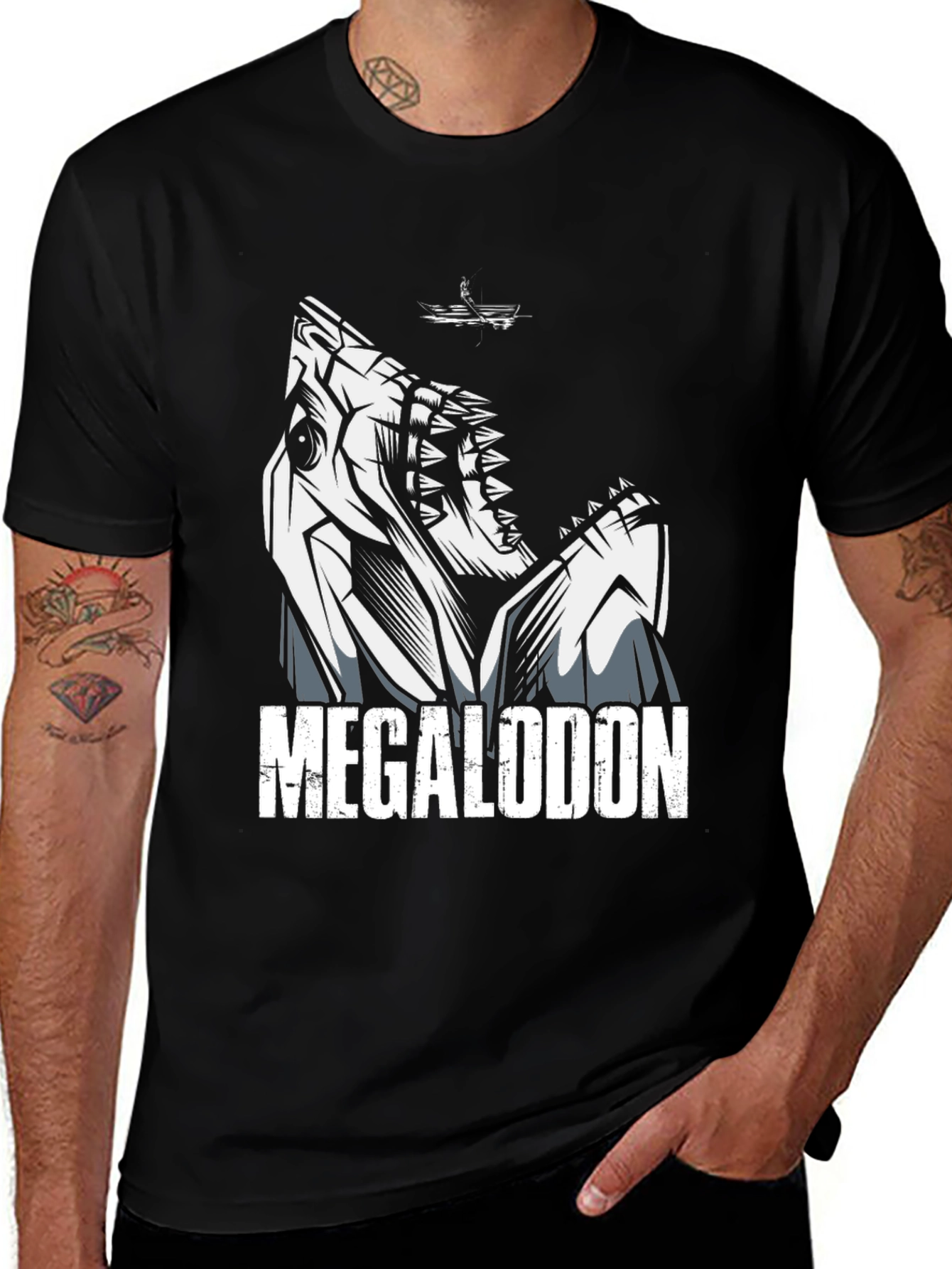 Megalodon Graphic Tee - Shark Lovers T-Shirt